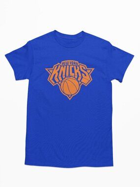 NEW York Knicks Monochrome Team Color Pop T-Shirt BLUE
